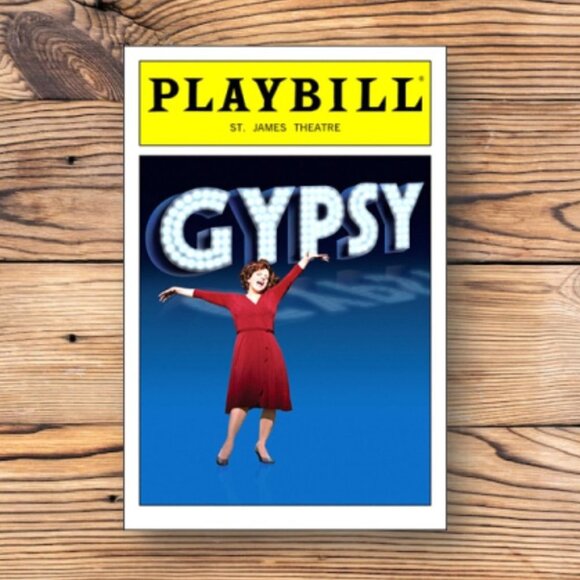 Gypsy Playbill Broadway Musical Refrigerator Fridge Locker Tool Box Magnet - Picture 1 of 2